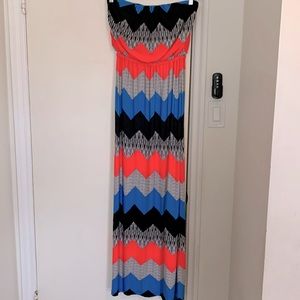 3 Pink Hearts Trixxi Maxi dress, size M